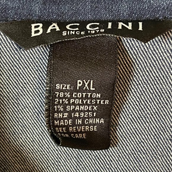 NWOT Baccini denim Jacket Petite XL - Picture 6 of 12